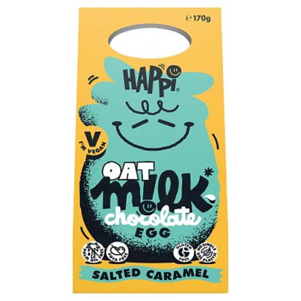 Happi Oat Milk Salted Caramel Chocolate Egg 170g